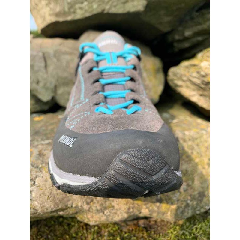 Meindl Ontario Lady GTX Walking Shoes - Grey/Sky Blue - Hill and Dale Outdoors