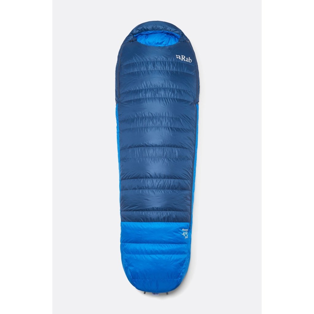 Rab Ascent - 6C / 20F Down Sleeping Bag - Hill and Dale Outdoors