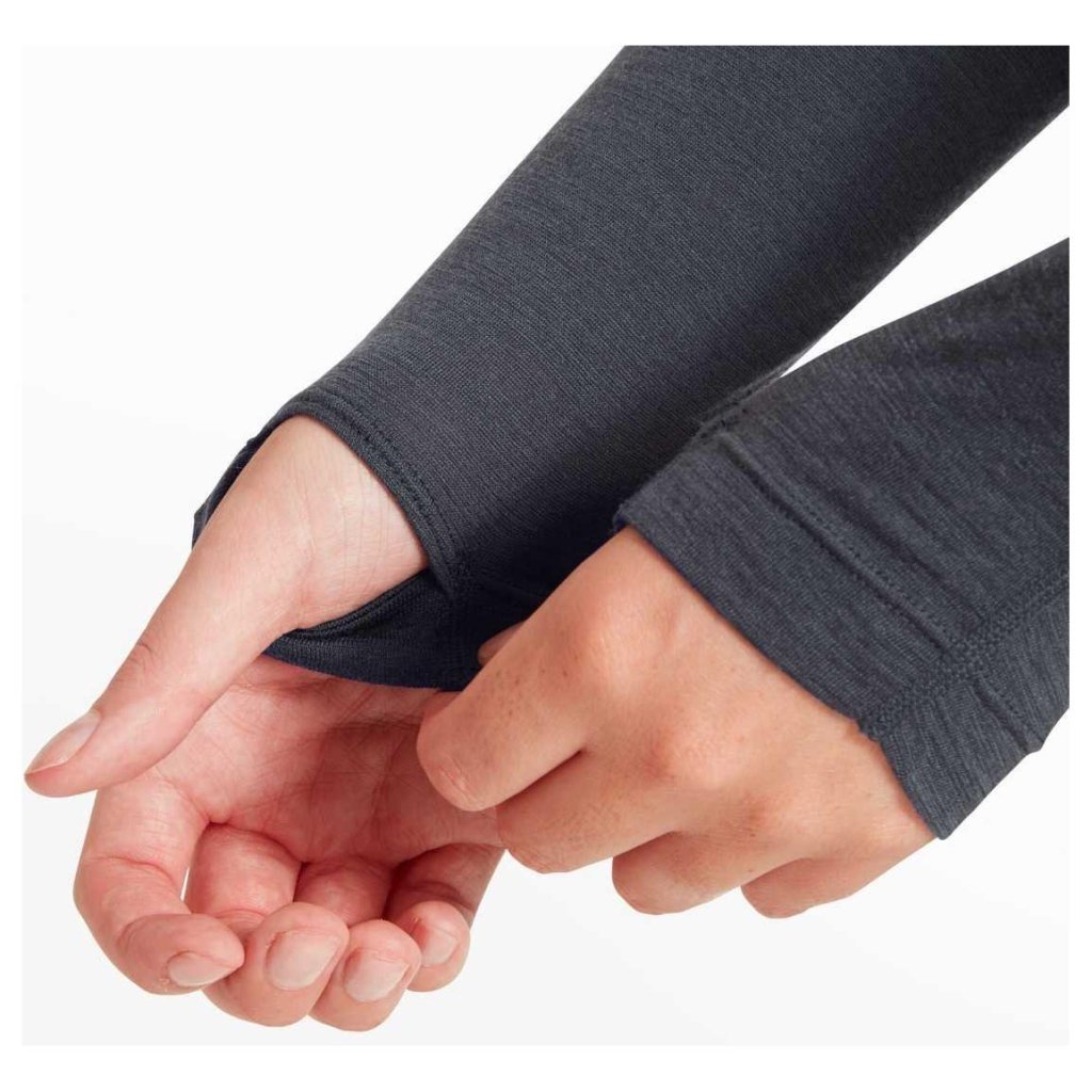 Artilect Boulder 125 Long Sleeve Crew Merino Women&#39;s Baselayer - Dusk Blue - Hill and Dale Outdoors