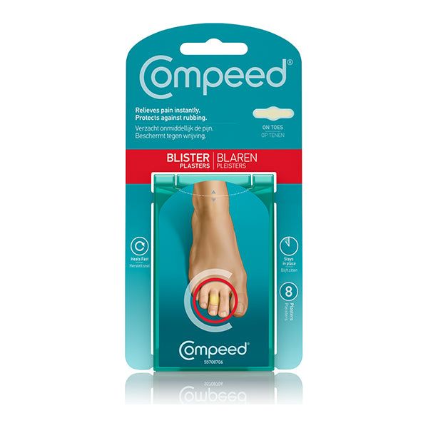 COMPEED® Hydrocolloid Blister Plasters (For Toes) - 8 Pack - Hill and Dale Outdoors
