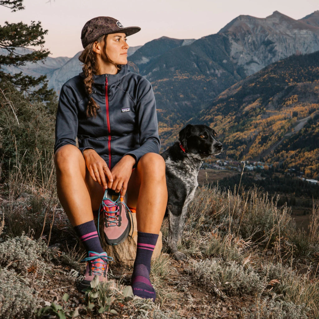 Darn Tough 1114 Women's Element Micro Crew Lightweight Running Socks - Hill and Dale Outdoors
