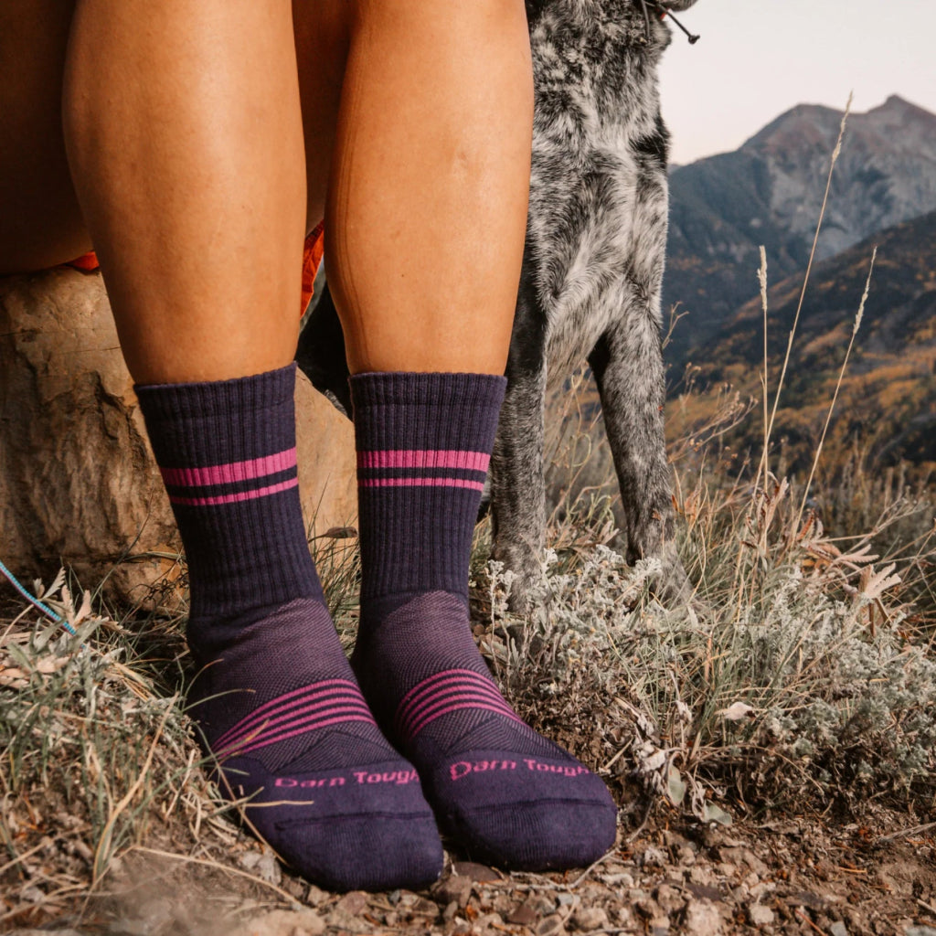 Darn Tough 1114 Women's Element Micro Crew Lightweight Running Socks - Hill and Dale Outdoors