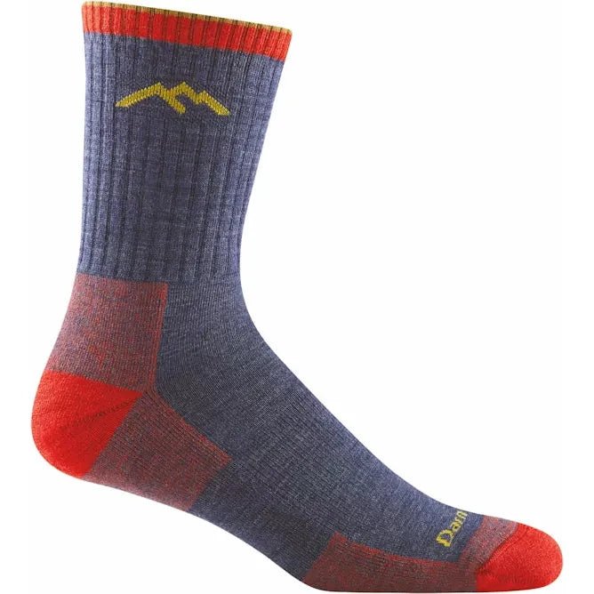 Darn Tough 1466 Men's Hiker Micro Crew Midweight Hiking Sock - Denim - Hill and Dale Outdoors