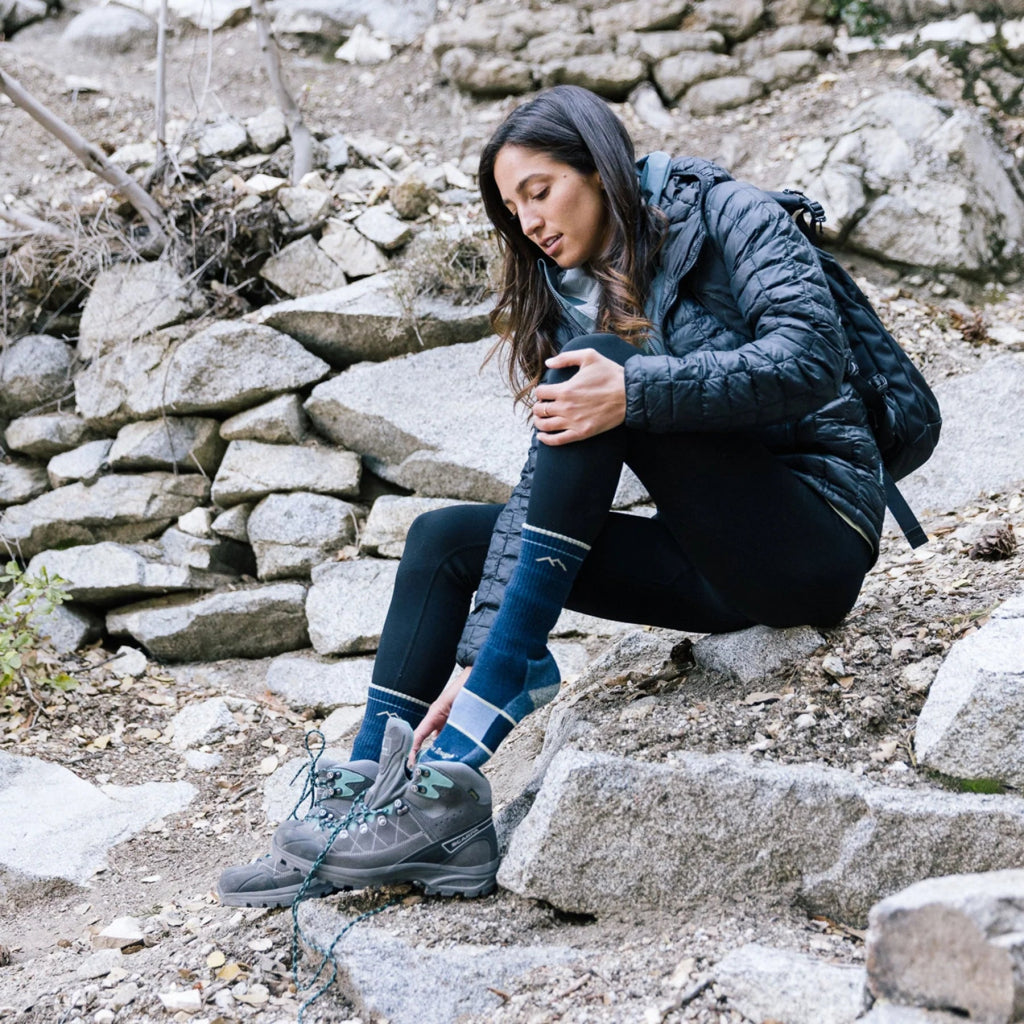 Darn Tough 1907 Women's Hiker Boot Midweight Hiking Sock - Eclipse - Hill and Dale Outdoors