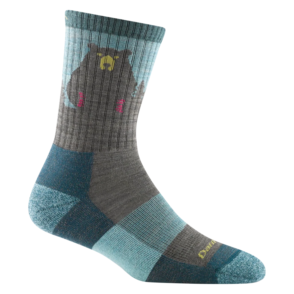 Darn Tough 1970 Women's Bear Town Micro Crew Lightweight Hiking Sock - Hill and Dale Outdoors