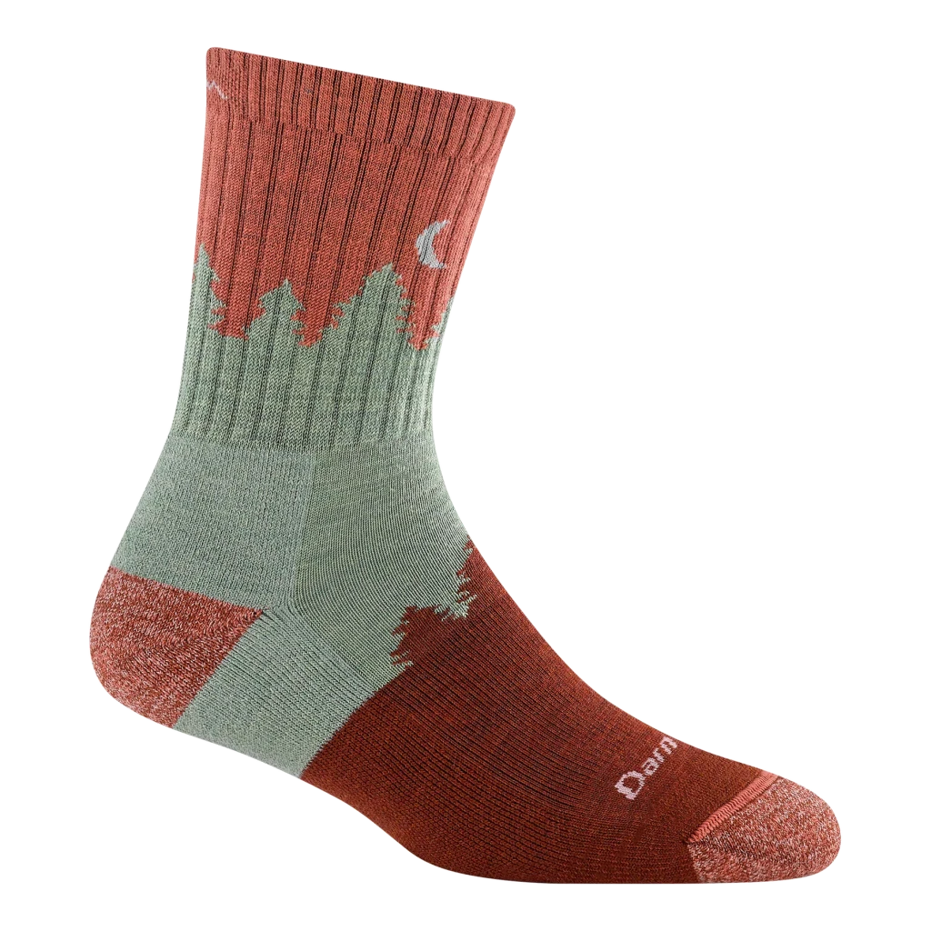Darn Tough 1971 Women's Treeline Micro Crew Midweight Hiking Sock - Hill and Dale Outdoors