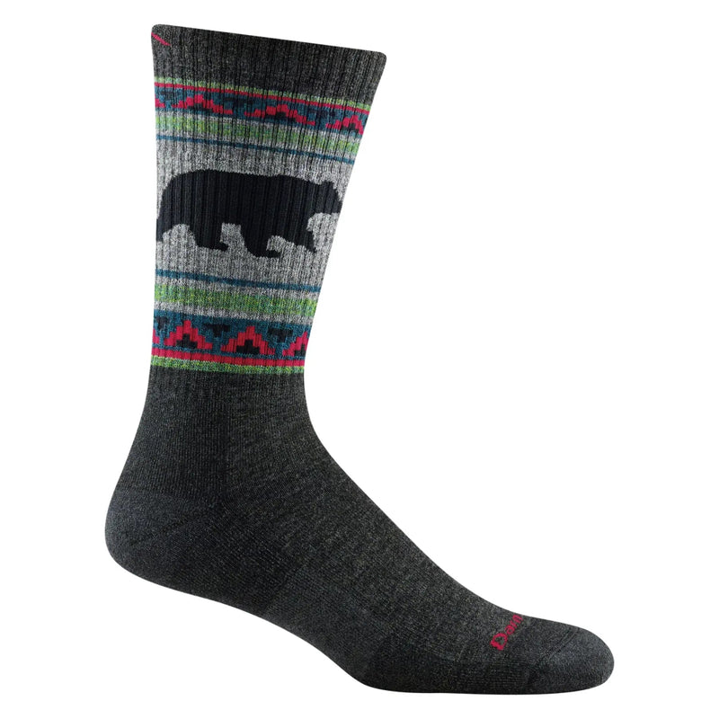 Darn Tough 1980 Men's VanGrizzle Boot Midweight Hiking Sock - Charcoal - Hill and Dale Outdoors