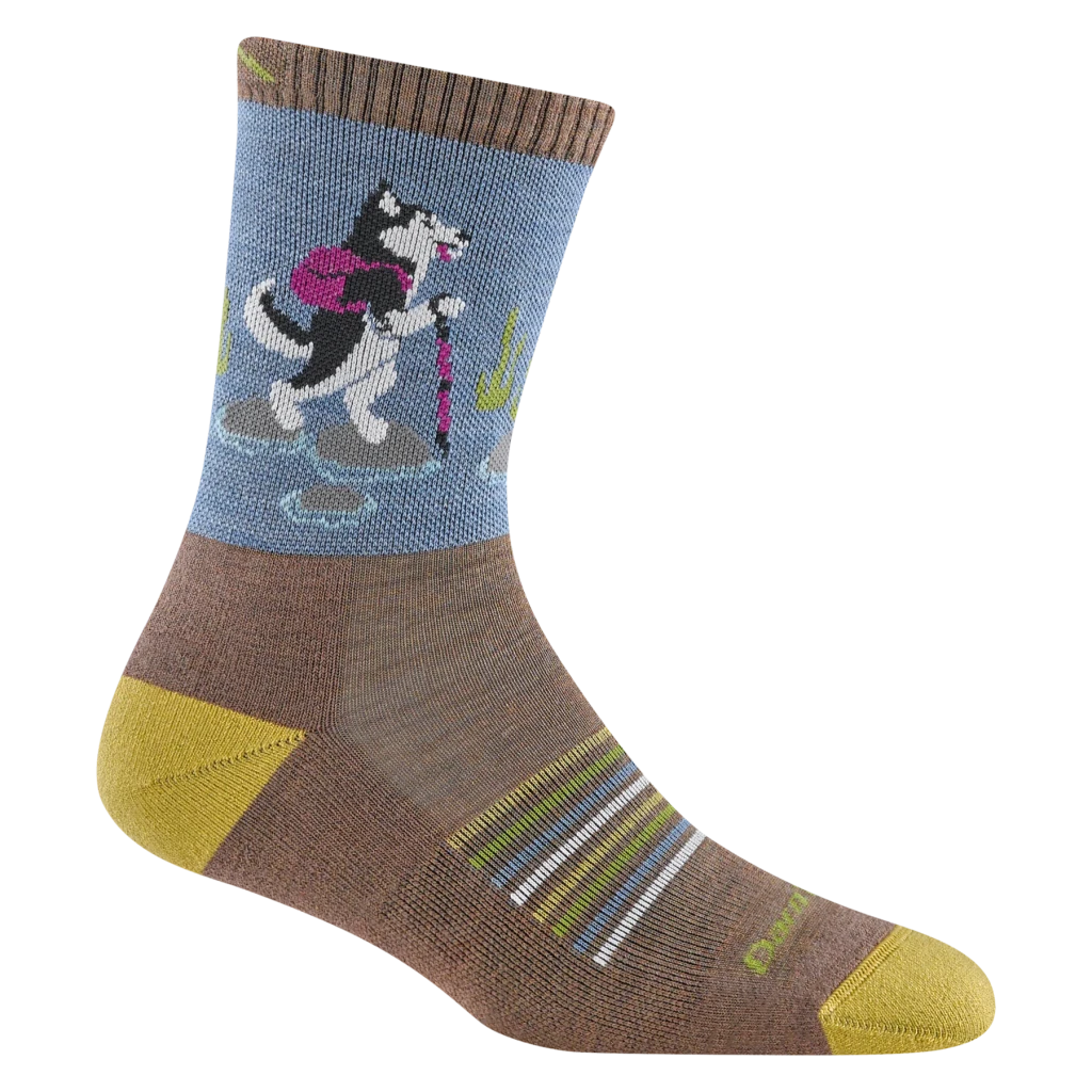 Darn Tough 5001 Women's Critter Club Micro Crew Lightweight Hiking Socks - Hill and Dale Outdoors