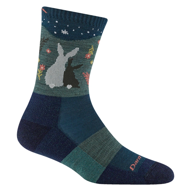 Darn Tough 5001 Women's Critter Club Micro Crew Lightweight Hiking Socks - Hill and Dale Outdoors
