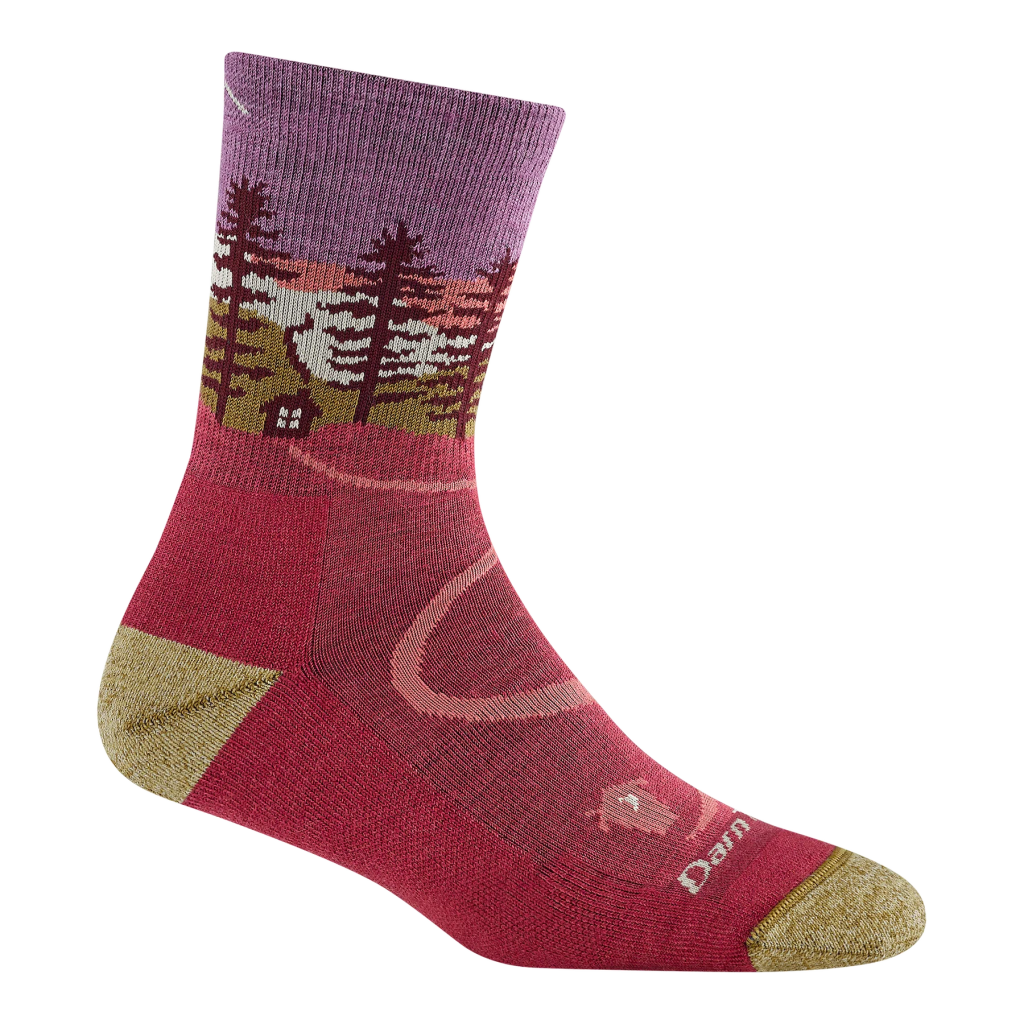 Darn Tough 5013 Women's Northwoods Micro Crew Midweight Hiking Socks - Hill and Dale Outdoors