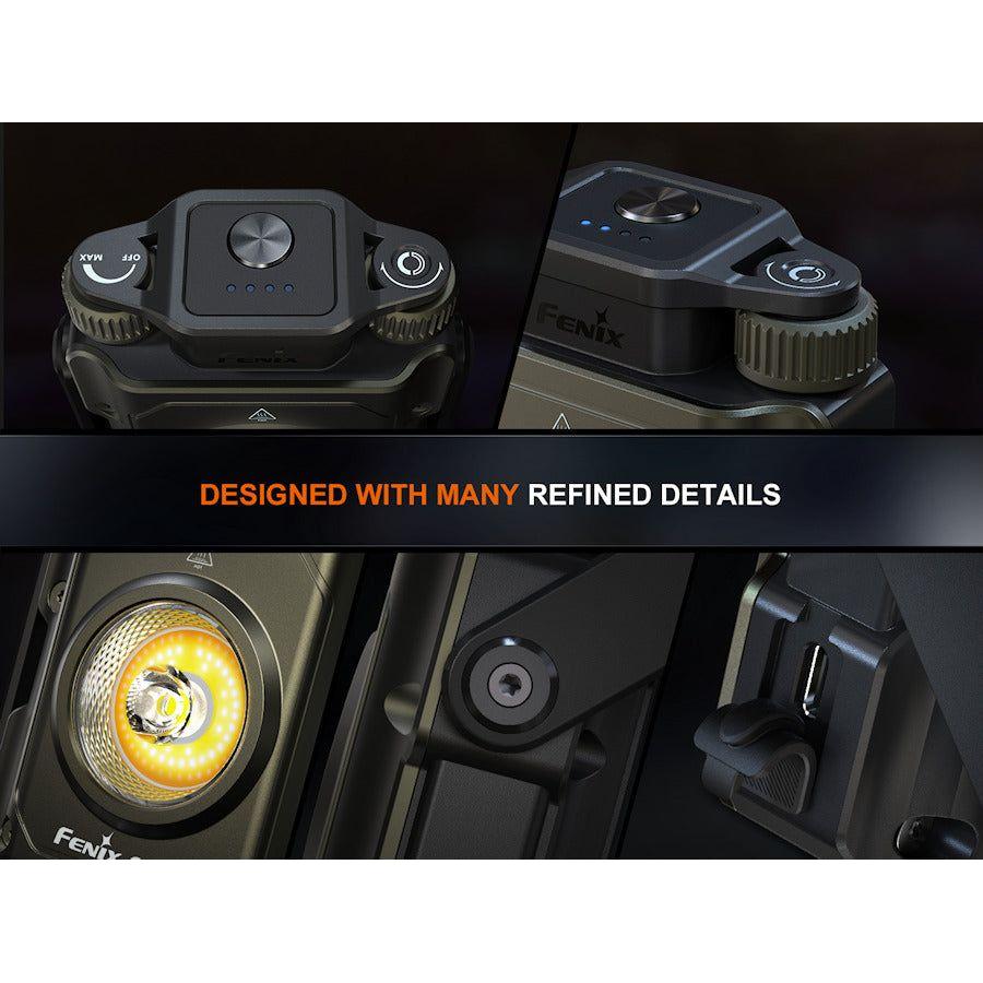 Fenix CL27R Multi - Beam Rechargeable Lantern 1600 Max Lumen - Hill and Dale Outdoors