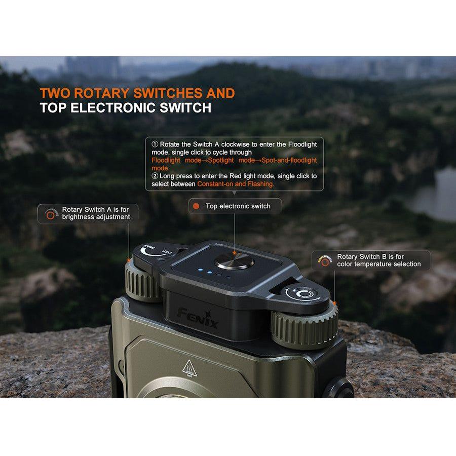 Fenix CL27R Multi - Beam Rechargeable Lantern 1600 Max Lumen - Hill and Dale Outdoors
