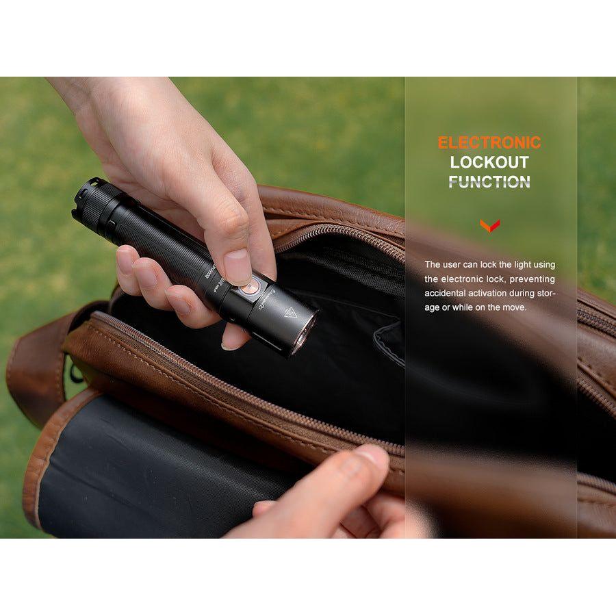 Fenix E28R V2.0 Rechargeable Flashlight - Black - Hill and Dale Outdoors