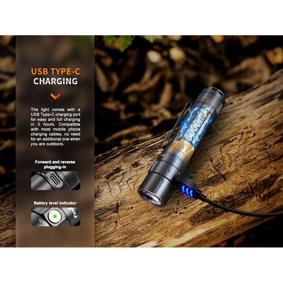 Fenix E35R Handheld Rechargeable Flashlight - Hill and Dale Outdoors