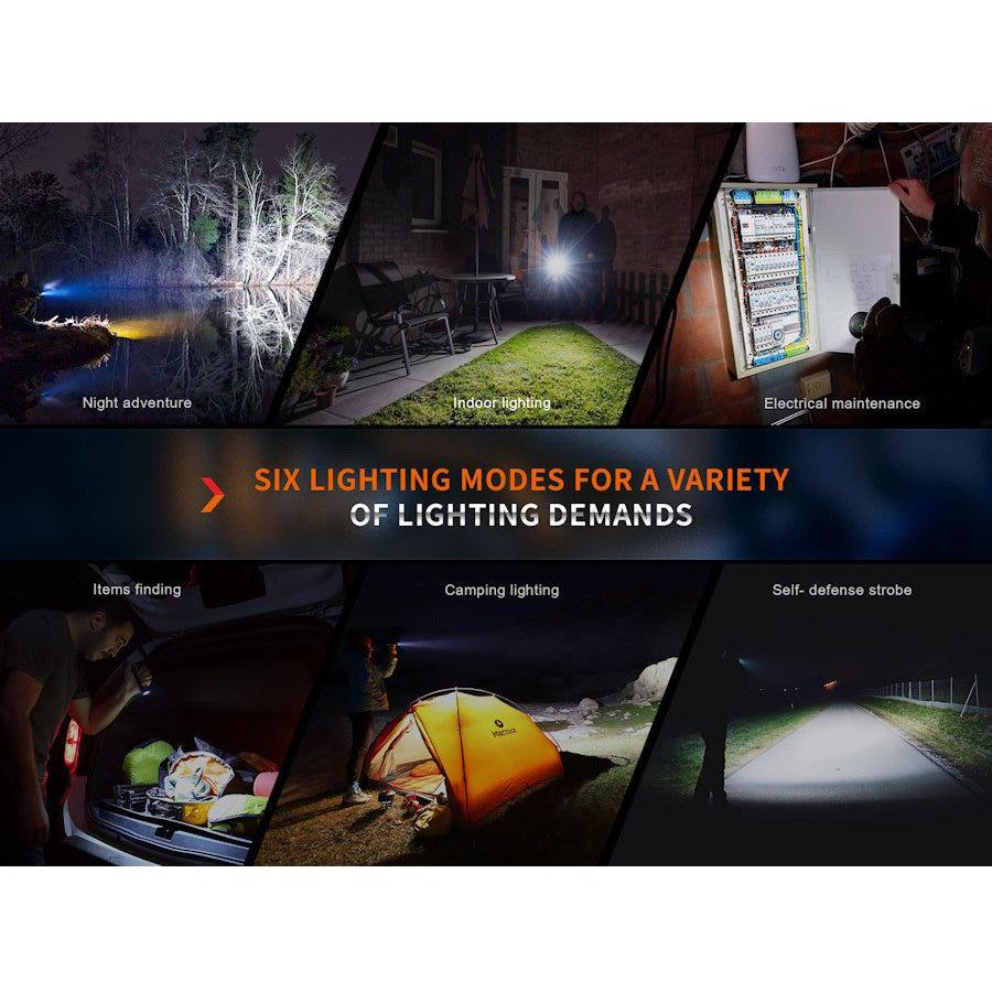 Fenix E35R Handheld Rechargeable Flashlight - Hill and Dale Outdoors