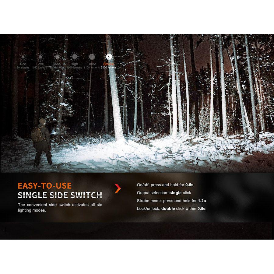 Fenix E35R Handheld Rechargeable Flashlight - Hill and Dale Outdoors