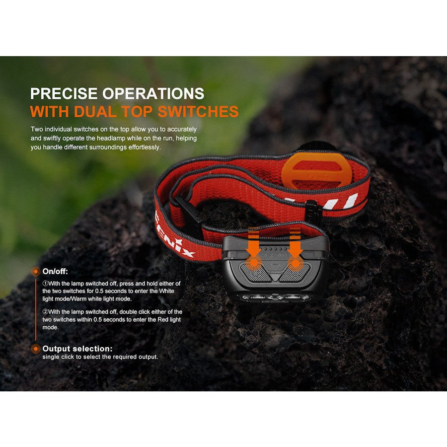 Fenix HL18R - T V2.0 800 Lumens Rechargeable Headtorch - Hill and Dale Outdoors