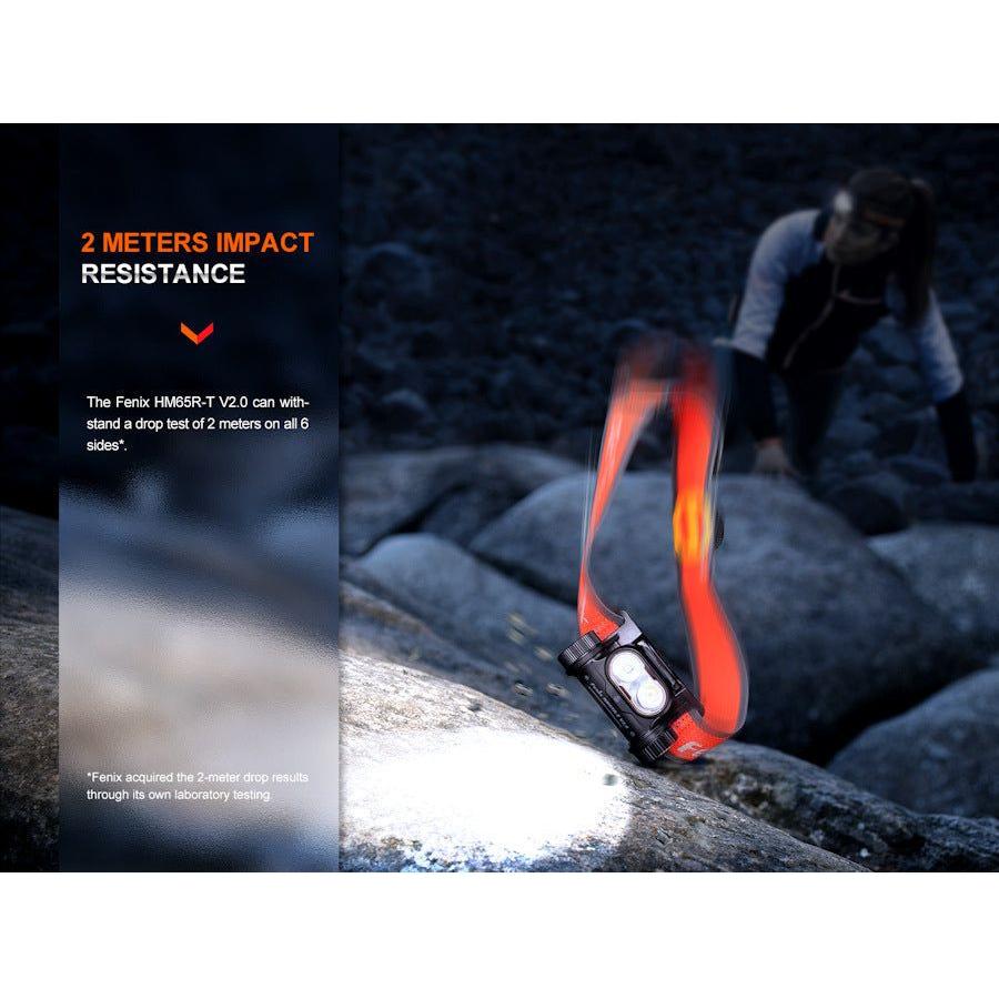 Fenix HM65R - T V2.0 Trail Running USB Rechargeable Headtorch - Nebula - Hill and Dale Outdoors
