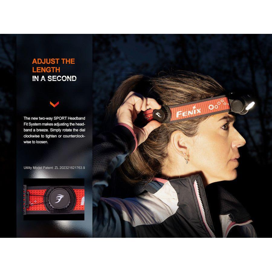 Fenix HM65R - T V2.0 Trail Running USB Rechargeable Headtorch - Nebula - Hill and Dale Outdoors