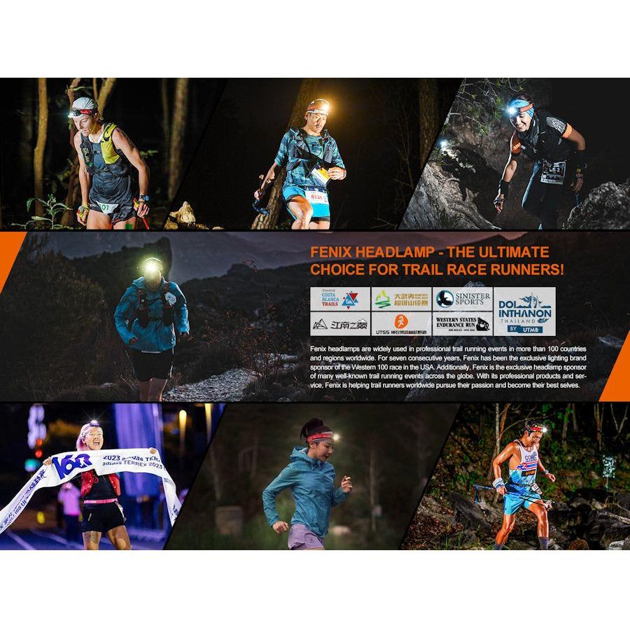 Fenix HM65R - T V2.0 Trail Running USB Rechargeable Headtorch - Nebula - Hill and Dale Outdoors