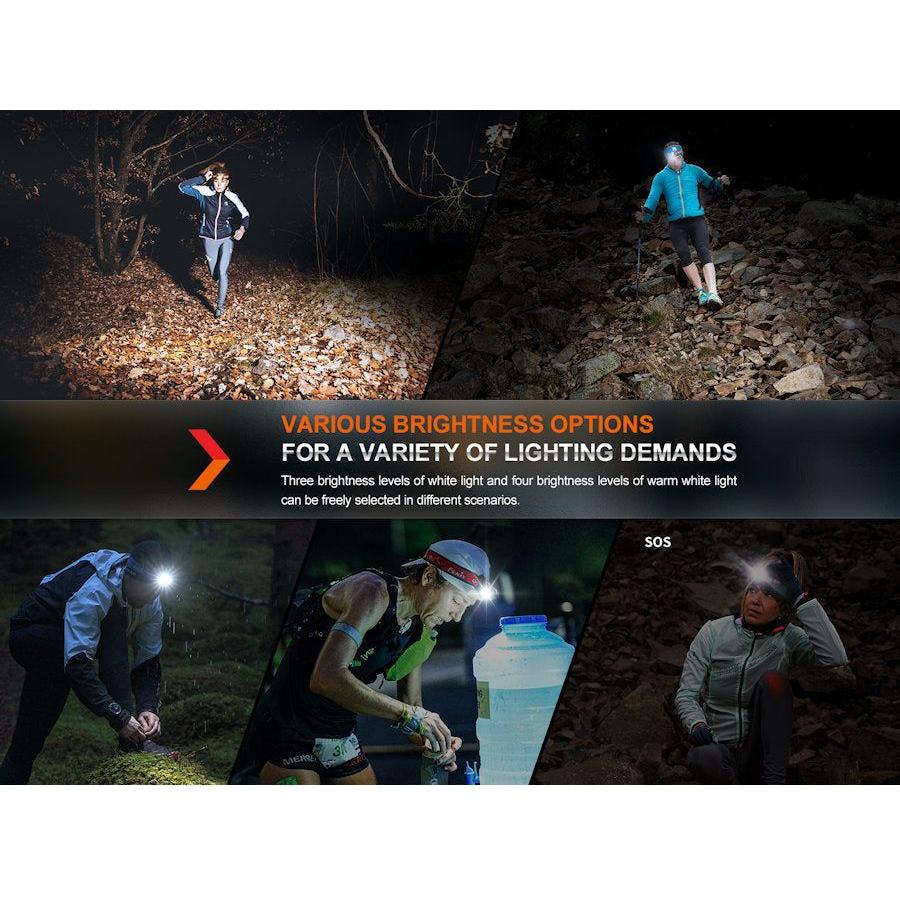 Fenix HM65R - T V2.0 Trail Running USB Rechargeable Headtorch - Nebula - Hill and Dale Outdoors
