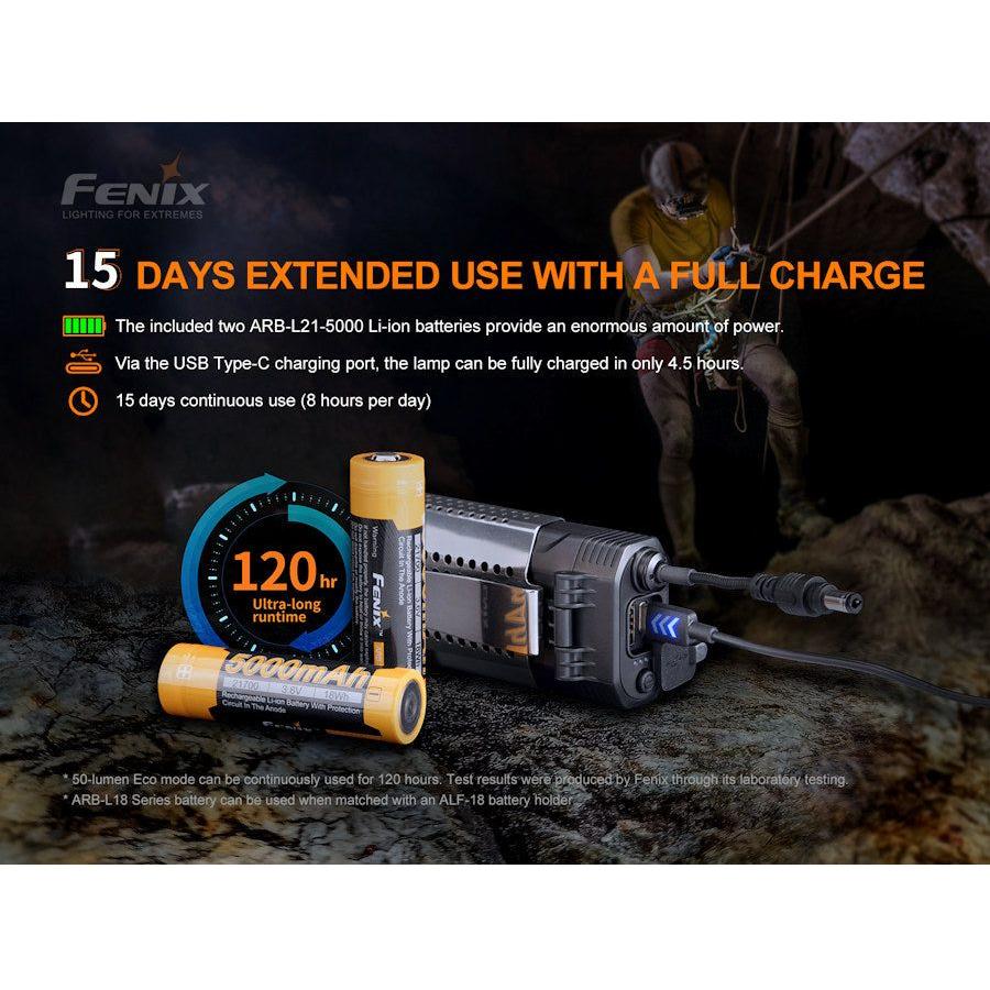 Fenix HP30R V2.0 3000 Lumen Rechargeable Headtorch - Hill and Dale Outdoors
