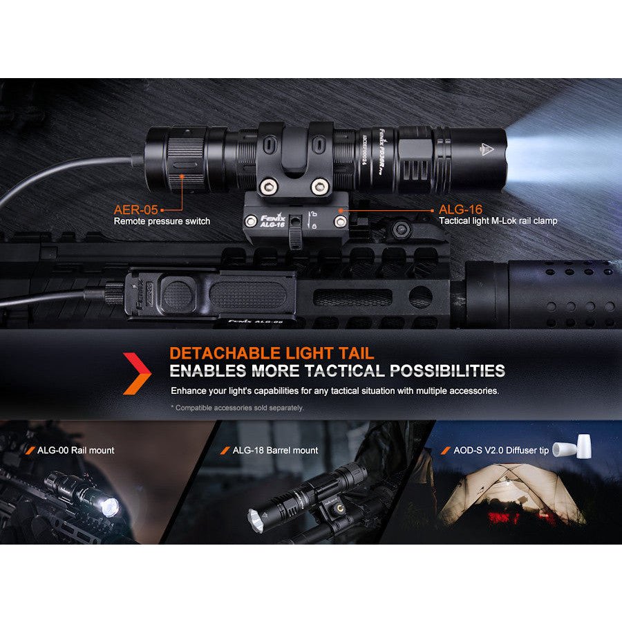 Fenix PD36R Pro With Free E03R v2 Blue Keychain Torch - Seasonal Gift - Hill and Dale Outdoors