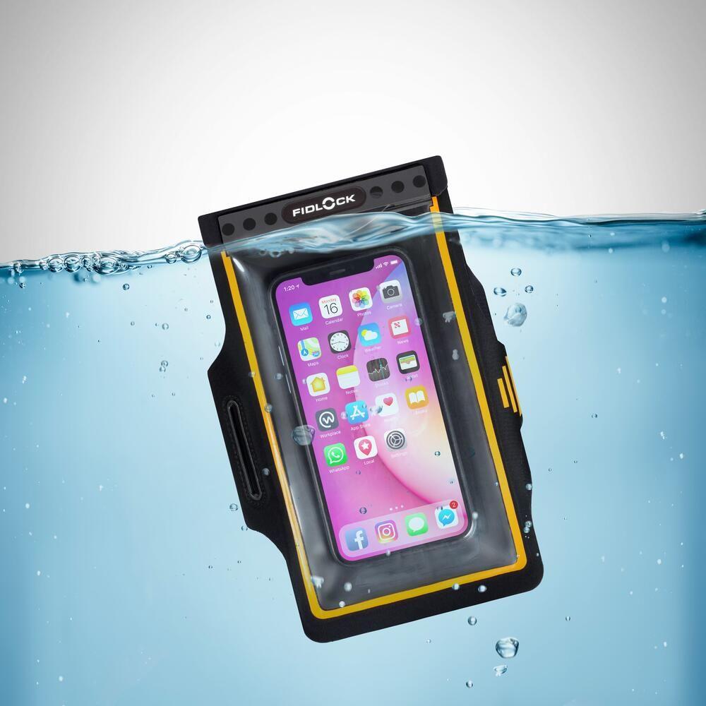 Fidlock Self Sealing Dry Bag Armband – Black/Transparent - Hill and Dale Outdoors