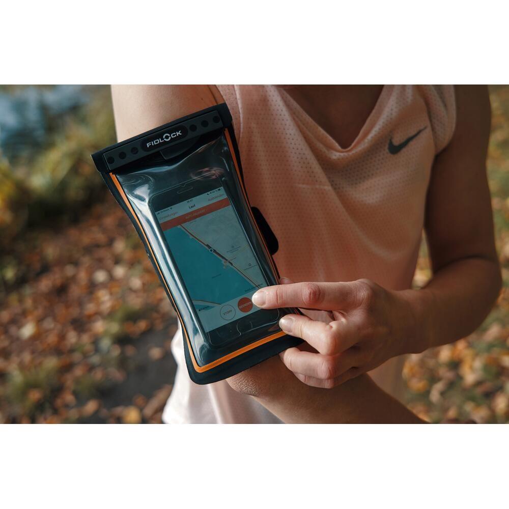 Fidlock Self Sealing Dry Bag Armband – Black/Transparent - Hill and Dale Outdoors