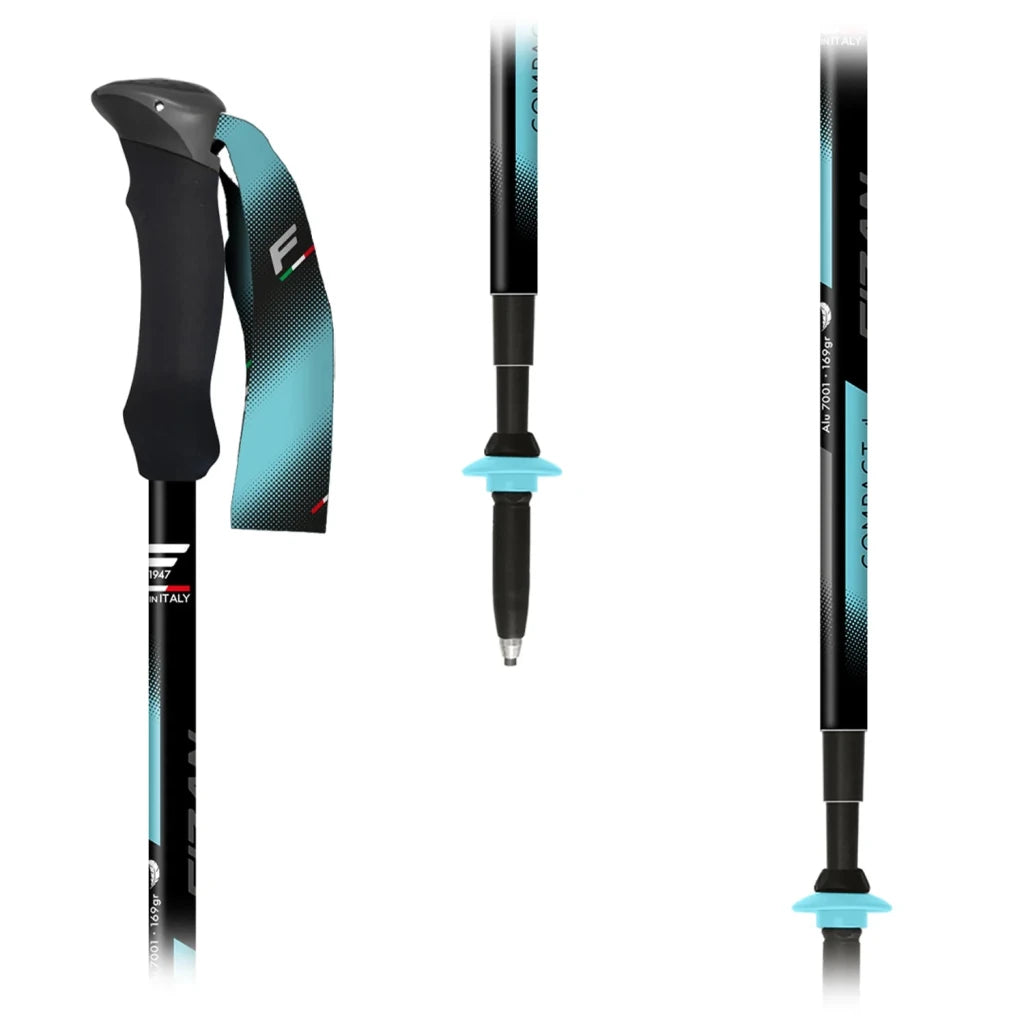 Fizan Compact 4 Tech Walking Poles (Pair) - Hill and Dale Outdoors
