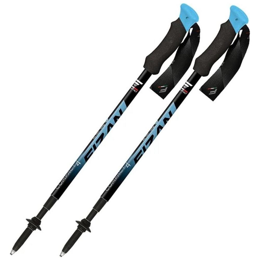 Fizan Compact 4 Walking Poles – Blue - Hill and Dale Outdoors