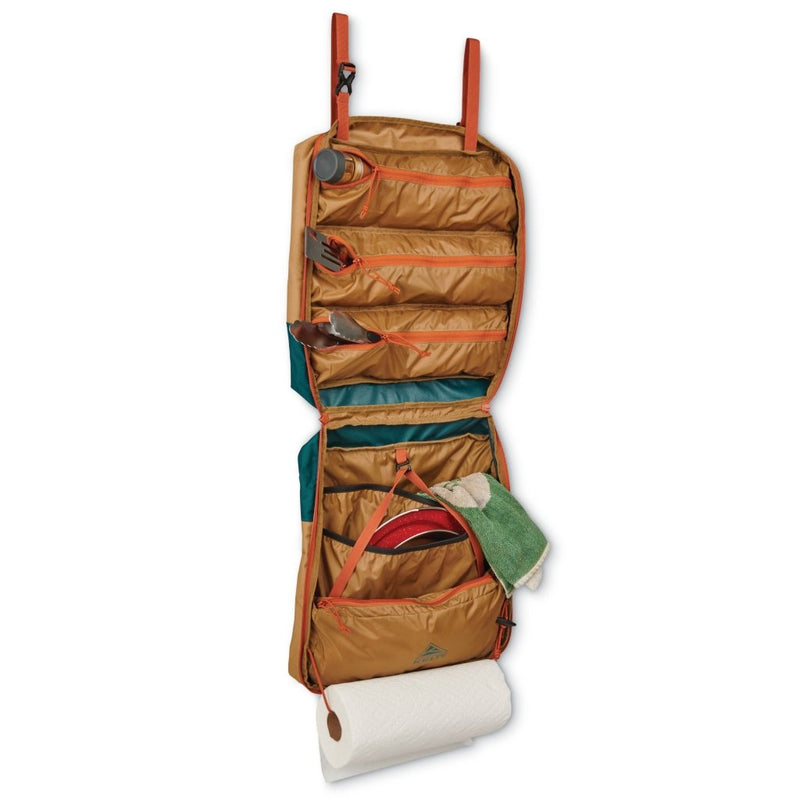 Kelty Camp Galley Camp Kitchen Organiser in Dull Gold / Deep Teal - Hill and Dale Outdoors