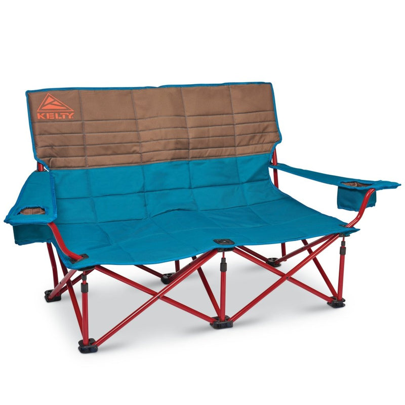 Kelty Low - Loveseat Double Camping Chair in Deep Lake/Fallen Rock - Hill and Dale Outdoors
