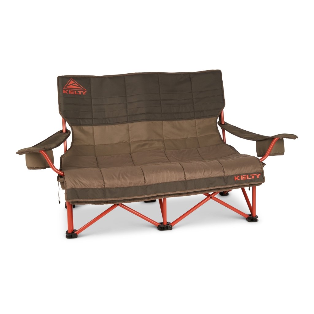 Kelty Low - Loveseat Double Camping Chair in Nest Bungee Cord/Beluga - Hill and Dale Outdoors