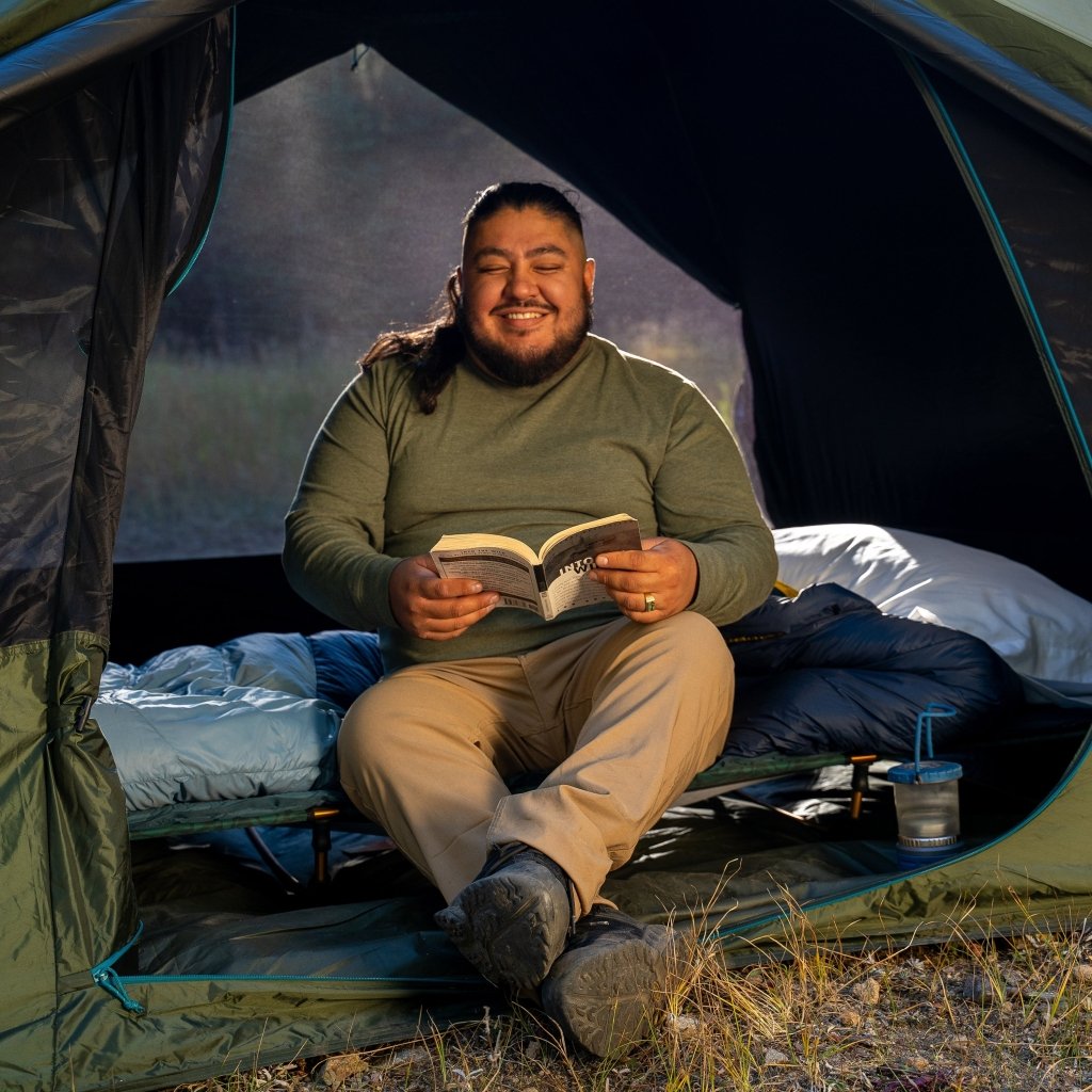 Kelty Lowdown Camp Cot Bed in Fern - Hill and Dale Outdoors