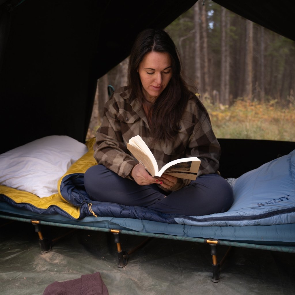 Kelty Lowdown Camp Cot Bed in Fern - Hill and Dale Outdoors
