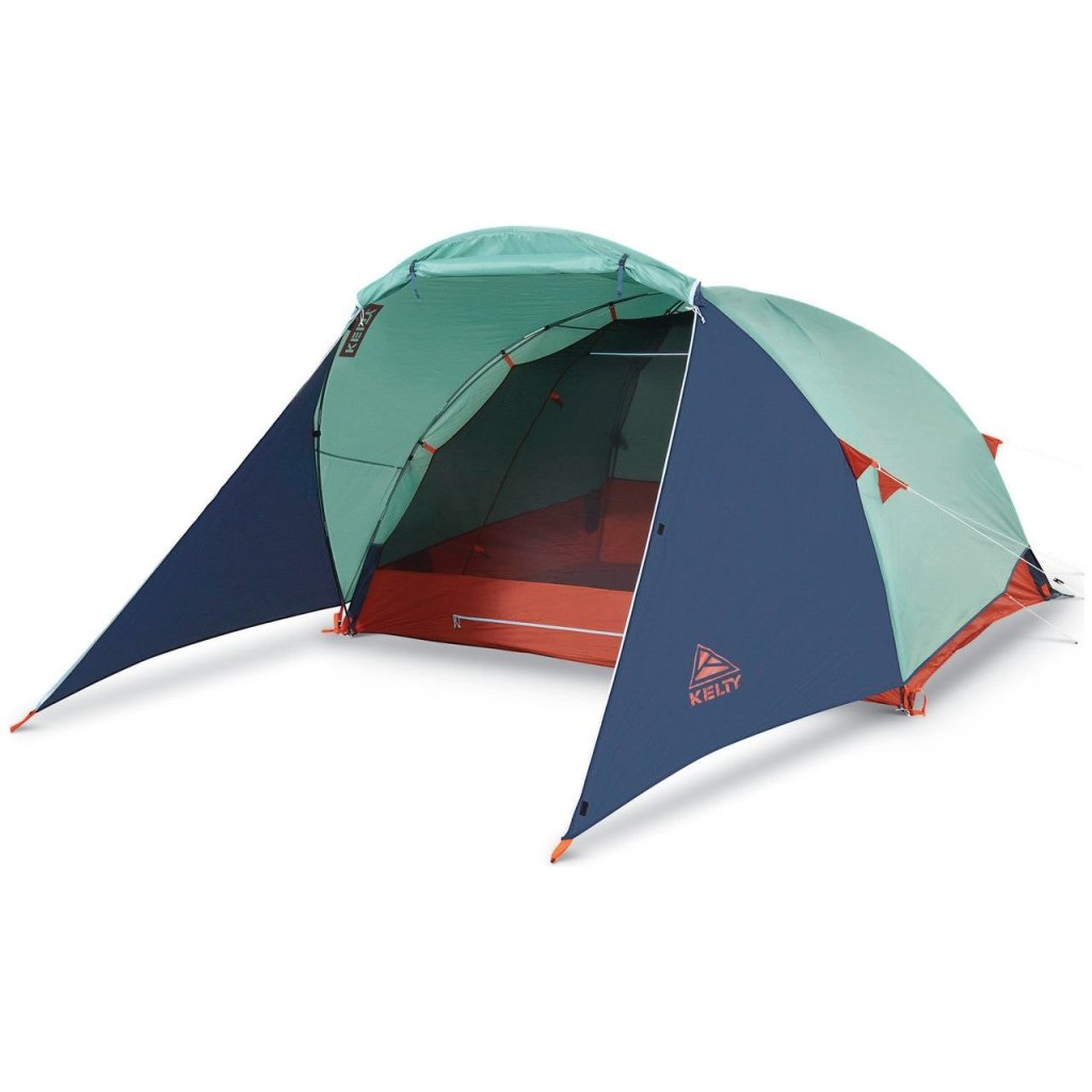 Kelty Rumpus 4P Four Person Tent - Green/Blue - Hill and Dale Outdoors