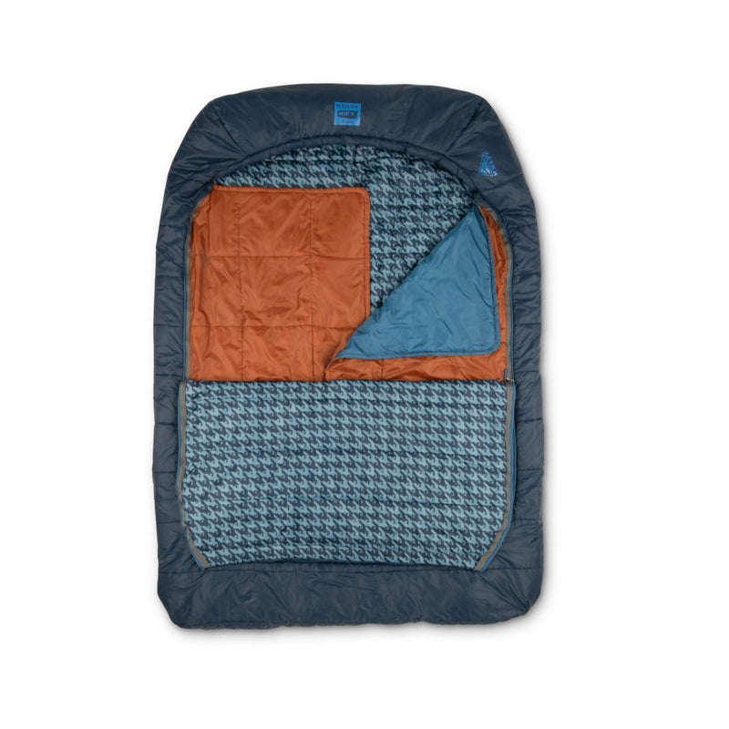 Kelty Tru Comfort Doublewide 20F Sleeping Bag in Pageant Blue / Hiker - Hill and Dale Outdoors