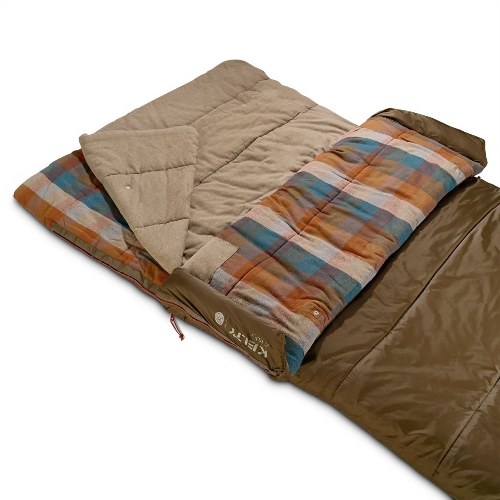 KELTY WAYBACK 20 DEG BURNT OLIVE (ORGANIC FLANNEL & CIRROLOFT ECO) - Hill and Dale Outdoors