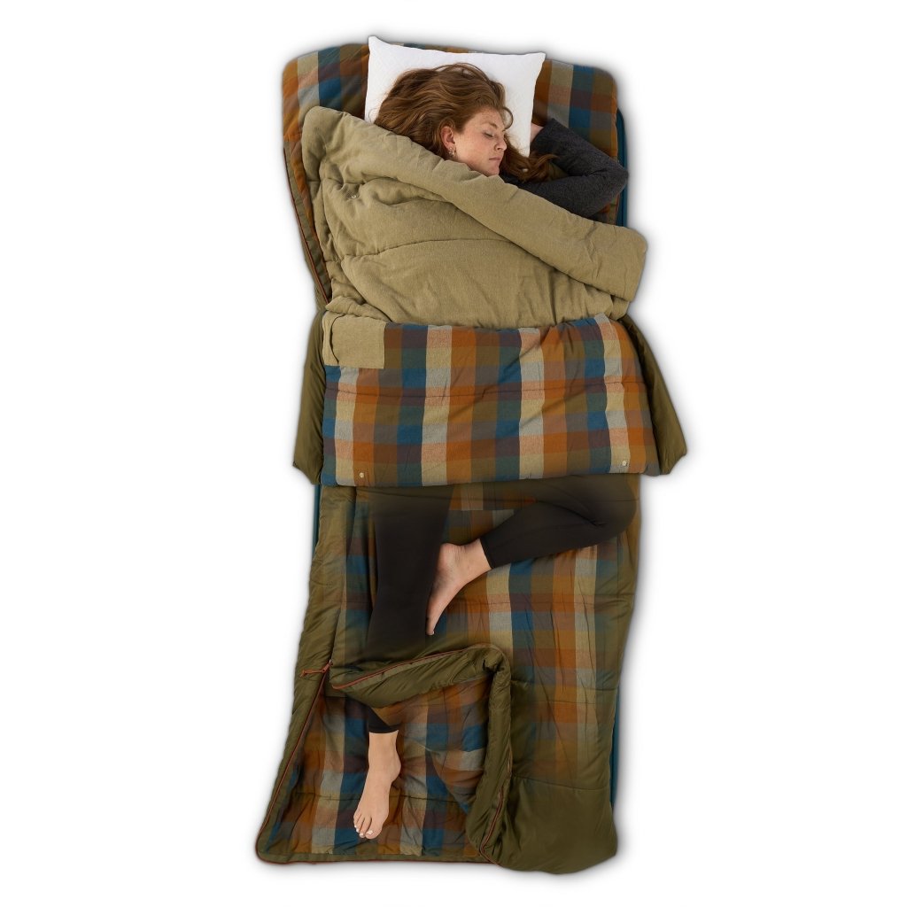 KELTY WAYBACK 20 DEG BURNT OLIVE (ORGANIC FLANNEL & CIRROLOFT ECO) - Hill and Dale Outdoors