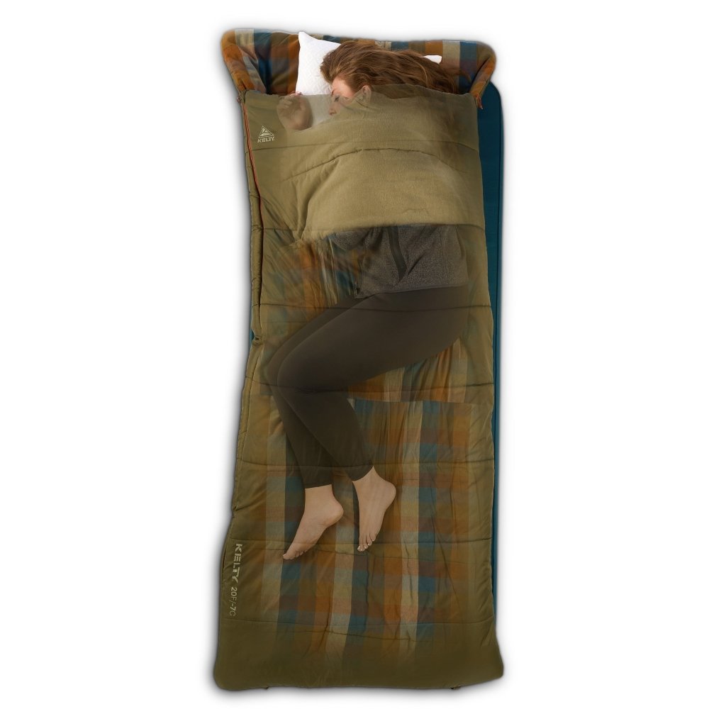 KELTY WAYBACK 20 DEG BURNT OLIVE (ORGANIC FLANNEL & CIRROLOFT ECO) - Hill and Dale Outdoors