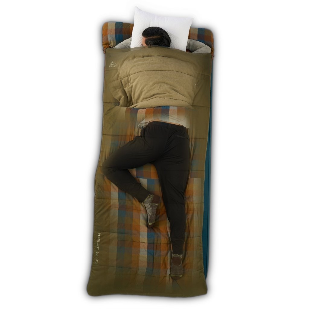 KELTY WAYBACK 20 DEG BURNT OLIVE (ORGANIC FLANNEL & CIRROLOFT ECO) - Hill and Dale Outdoors