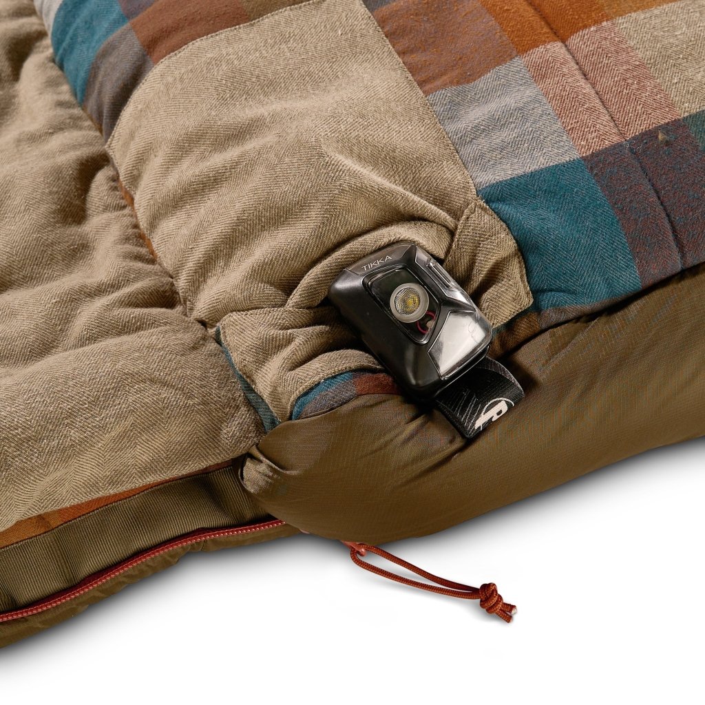KELTY WAYBACK 20 DEG BURNT OLIVE (ORGANIC FLANNEL & CIRROLOFT ECO) - Hill and Dale Outdoors