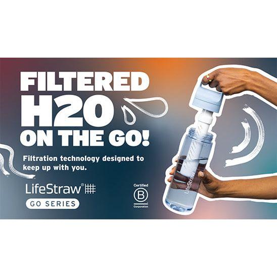 LifeStraw Go Tritan Renew 1L Filter Bottle - Nordic Noir - Hill and Dale Outdoors