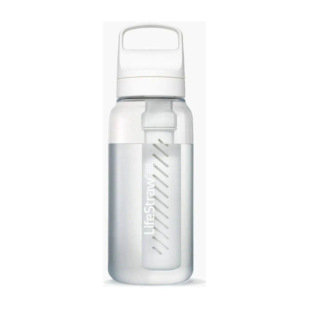 LifeStraw Go Tritan Renew 1L Filter Bottle - Polar White/Clear - Hill and Dale Outdoors
