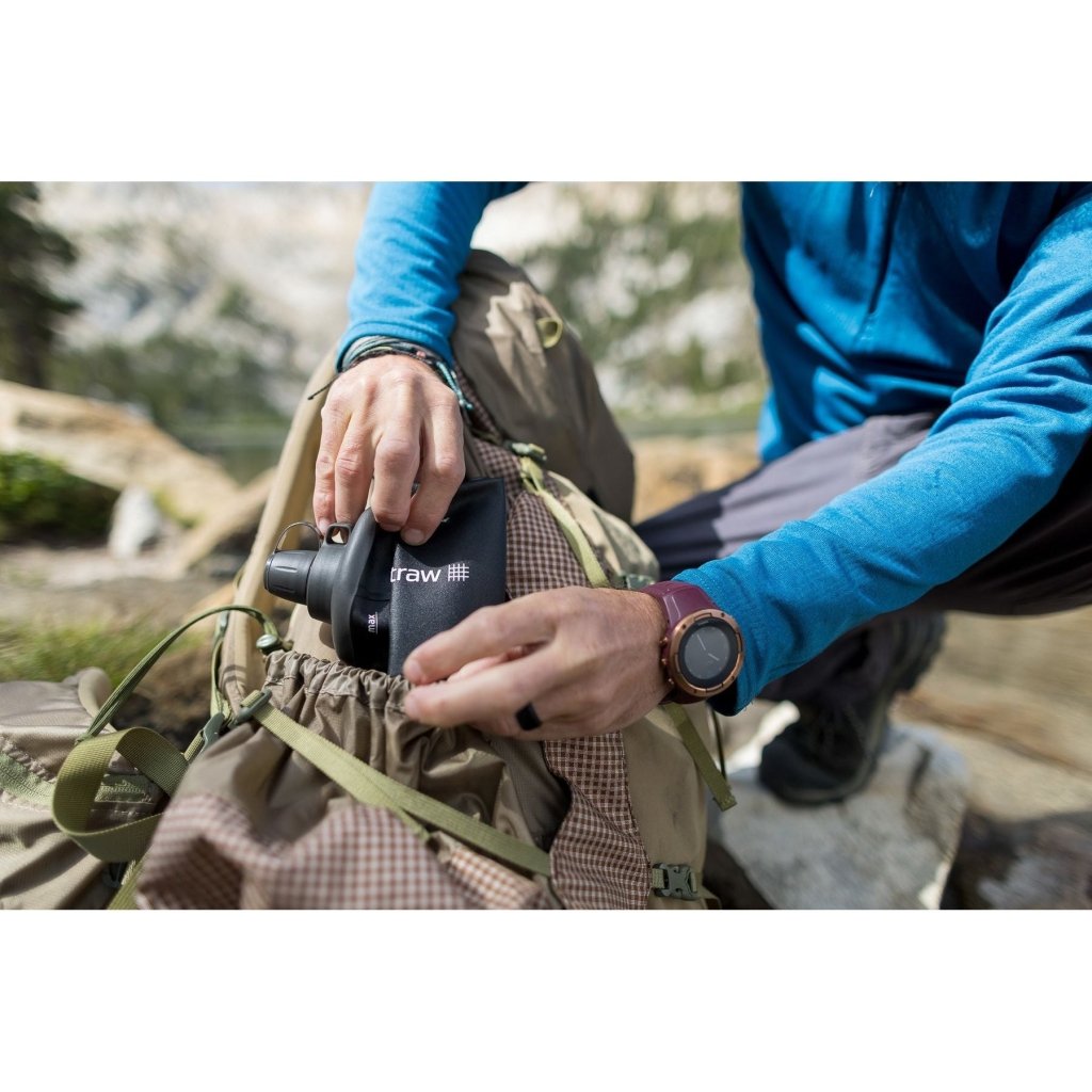 LifeStraw Peak Series 650ml Squeeze Bottle - Dark Grey - Hill and Dale Outdoors