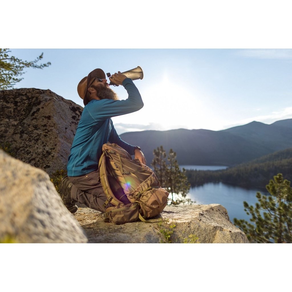 LifeStraw Peak Series 650ml Squeeze Bottle - Dark Grey - Hill and Dale Outdoors