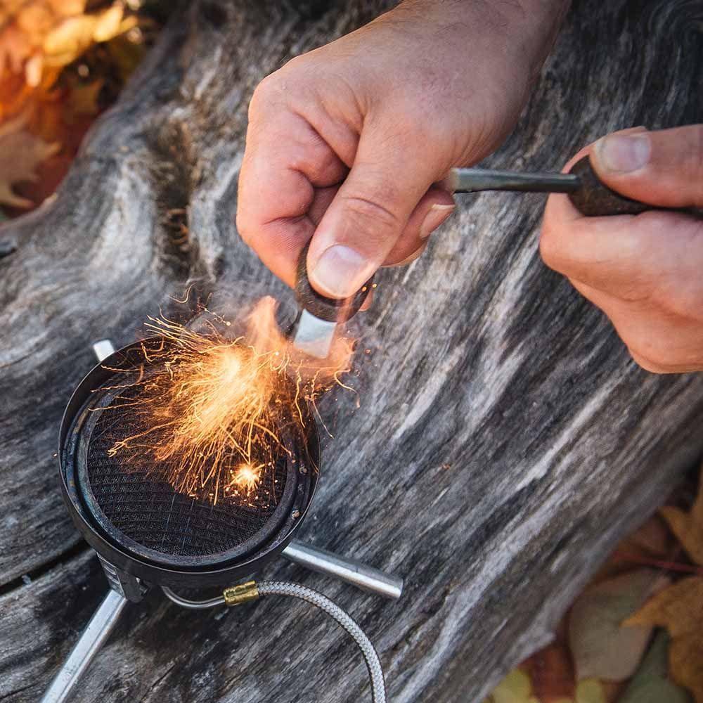 Light My Fire Swedish Fire Steel Bio Scout 2 in 1 Firestriker - Rocky Red - Hill and Dale Outdoors