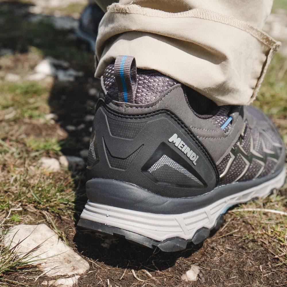 Meindl Activo GTX Wide Fit Walking Shoes - Anthracite/Ocean - Hill and Dale Outdoors