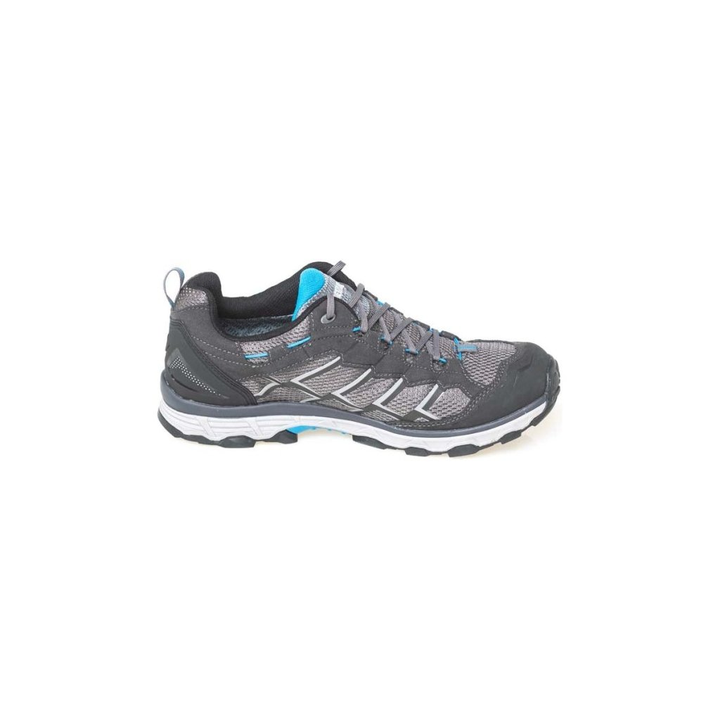 Meindl Activo GTX Wide Fit Walking Shoes - Anthracite/Ocean - Hill and Dale Outdoors